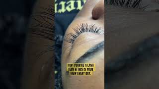 CLASSIC LASH EXTENSIONS TRANSFORMATION  LASH TECH LIFE  BEES BEEAUTY BAR LLC lashbusiness lashes [upl. by Yendic196]