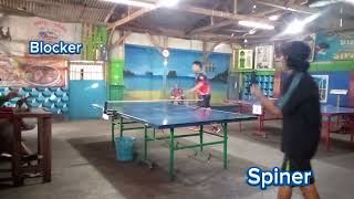 spin blockspin blockbalik badan tembakpingpong tabletennis sport pingpongers pingpongmania [upl. by Cathe]