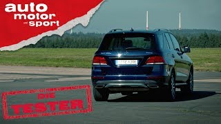 Mercedes GLE 500e ÖkoSUV  Die Tester  auto motor und sport [upl. by Dygal]