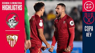 Resumen  Copa del Rey  At Astorga 02 Sevilla FC  Segunda Eliminatoria [upl. by Rianna]