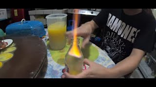 HOW TO MIX SIMPLE DELICIOUS GIN PINEAPPLE MIX│PAANO MAGSINDI NG GIN [upl. by Lleihsad]