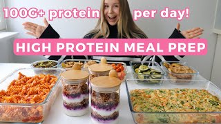 Healthy amp High protein Meal Prep  100G  protein per day [upl. by Congdon192]