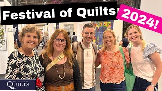 Festival of Quilts 2024  UK Quilt Show in Birmingham England [upl. by Iemaj]