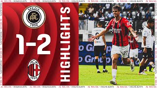 Maldini amp Díaz goal  Spezia 12 AC Milan  Highlights Serie A 202122 [upl. by Dori]