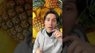 La piña una fruta que intenta comer humanos 😂 piña sabiasque datoscuriosos andrejhernandez [upl. by Kenneth]