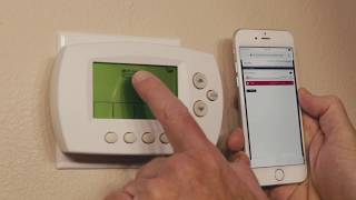 Honeywell WiFi Thermostat  Install and Setup [upl. by Ario846]