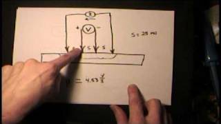 Wafer Sheet Resistance and Ohms Per Square  Four Point Probes [upl. by Bradlee]