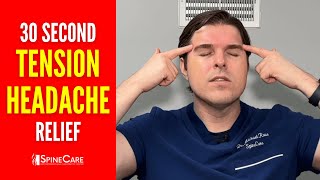 How to Relieve a Tension Headache in SECONDS [upl. by Elah82]