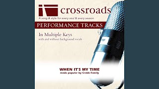 When Its My Time Performance Track with Background Vocals in G [upl. by Douty678]