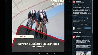 Juegos Olímpicos 2024 Ciclismo en Pista Velocidad por equipos femenina Gran Bretaña [upl. by Arch]