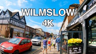 Wilmslow  Cheshire  Walk  4K [upl. by Nepets]