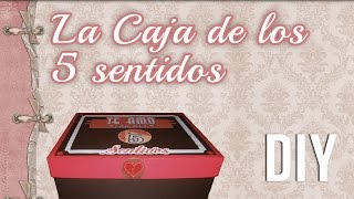 CAJA DE LOS 5 SENTIDOS  regalo San Valentin  Aniversario  Vintage Box [upl. by Eiluj]