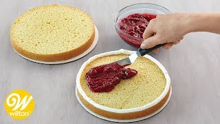 How to Assemble and Fill a Cake  Wilton [upl. by Ahcmis]