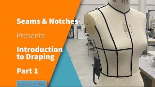 How to Drape the Front and Back bodice beginners friendly [upl. by Anairda]