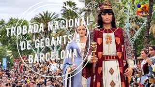 Trobada Nacional de Gegants 2024 Barcelona  Balls de Protocol i Fi de Festa [upl. by Eimia217]