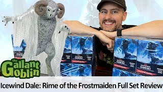 Icewind Dale Rime of the Frostmaiden Minis Full Set Review  WizKids DampD Icons of the Realms [upl. by Akinert]