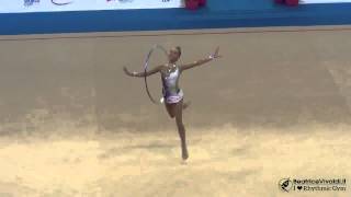 Dina Averina 2015 Hoop 7th International Competition PESARO  AverinaTwins [upl. by Schiff629]