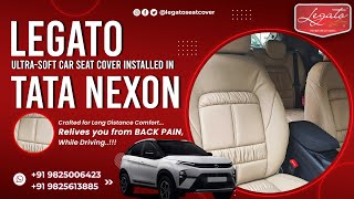 Tata Nexon with Legatos UltraSoft Seat Covers  Supreme Comfort Awaits [upl. by Leuneb]