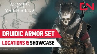 Druidic Armor Set AC Valhalla Wrath of the Druids  Locations amp Showcase [upl. by Ginzburg658]