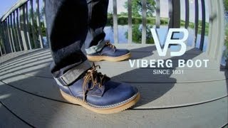 Viberg Boot  Oxford Blue Latigo Beige 2060 Sole 110 Last Version 2 [upl. by Carlton]