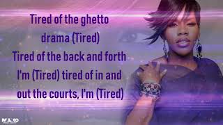 Kelly Price Tired Lyric Video [upl. by Airdnal646]