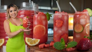 The 3 Ultimate SUPER Refreshing WATERMELON AGUA FRESCA That Will Keep You HYDRATED All Summer Long [upl. by Ittam]