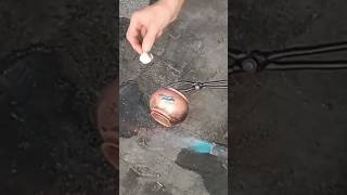 Coppersmithing the steps of whitening copper dishes😍🇮🇷short shorts copperware copperstill [upl. by Flossie]