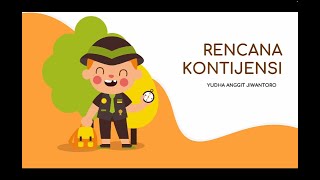 RENCANA KONTIJENSI PRA BENCANA [upl. by Leandra]