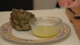 Garlic Butter Dip for Artichokes  Using Artichokes [upl. by Syhr]