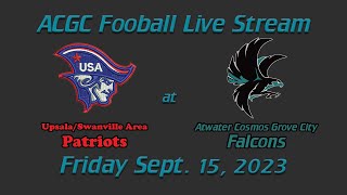 Football ACGC Falcons vs UpsalaSwanville Area Patriots [upl. by Cyprio]