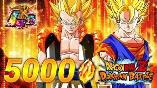 6 LRS PULLED 5000 STONE SUMMONS FOR LR VEGITO amp GOGETA DBZ Dokkan Battle [upl. by Bohner]