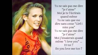 Lorie  I Love You paroles [upl. by Esoranna403]