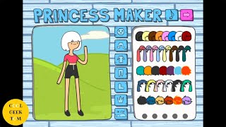 Princess Maker by GirlsGoGames  Make your own unique characters [upl. by Aerdnac]