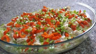 Pescado al horno en salsa con verduras y colchón de papas recetas con pescado [upl. by Sisto276]