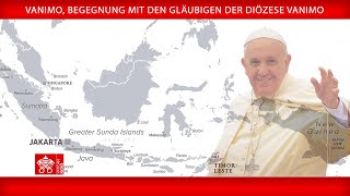 Vanimo Begegnung mit den Gläubigen der Diözese Vanimo 8 September 2024 Papst Franziskus [upl. by Alvarez]