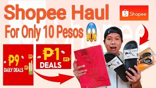 Very Affordable Shopee Haul For As Low As Php10 Only  First Impression [upl. by Levy602]