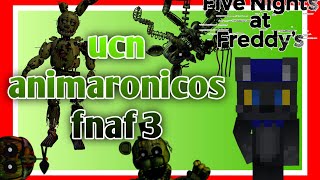 como evitar a los animatronicos de fnaf 3 en la última te custom night Loquendo Evan Vf [upl. by Halihs]