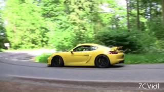 Porsche Cayman GT4 Sound [upl. by Aiht]