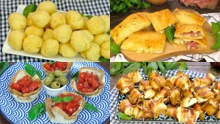 4 Idee facili e veloci per degli antipasti pieni di sapore [upl. by Ibot878]