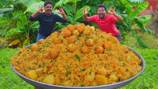 Traditional Egg Potato Biryani  Traditional Egg Biryani In Village Cooking  Grandpa Kitchen [upl. by Livingstone]