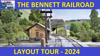 Bennett Railroad Layout Tour 2024 [upl. by Greenberg503]