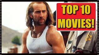 Nicolas Cage Top 10 Movies [upl. by Yrreg]