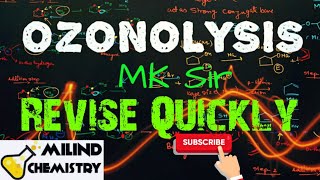 Ozonolysis  NCERT JEE MAINS JEE ADVANCE CLASS 11 alkenes ozonolysis alkynes hydrocarbon [upl. by Nrubua]