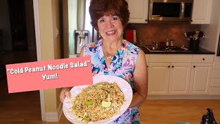 How To Make Cold Peanut Noodle Salad [upl. by Hobard133]