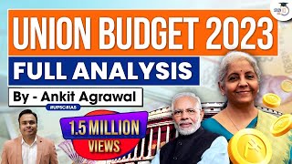 Union Budget 202324  Complete Analysis amp Highlights  UPSC Economy Budget Economic Survey UPSC [upl. by Attenej]