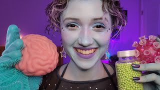 ASMR Alien Probes Massages amp Smoothes Your Brain 🧠 layered sounds personal attention [upl. by Emelita]