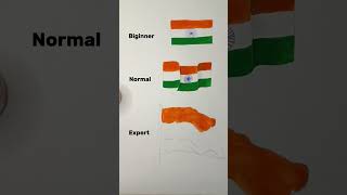 Easy StepbyStep Guide Drawing the Tiranga Flag for Beginners [upl. by Qiratla]