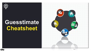 Guesstimate Cheatsheet  Facts to have on your tips for solving guesstimate [upl. by Llenet]