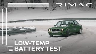 Rimac eM3 lowtemperature battery test [upl. by Germain]