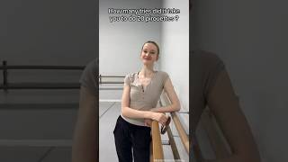 It took me HOW MANY TRIES pointe pirouette dance ballet ballerina [upl. by Tanner374]